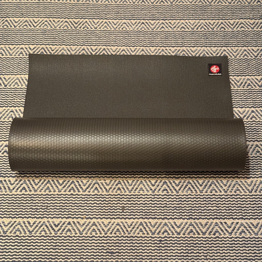 Manduka Thick Charcoal Yoga Mat